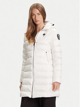 Blauer Blauer Vatovaná bunda 25WBLDK03102 Biela Regular Fit