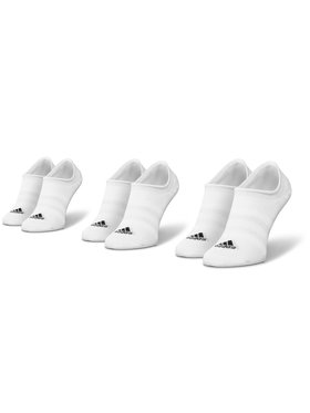 adidas adidas Sada 3 párů nízkých ponožek unisex Light Nosh 3PP DZ9414 Bílá