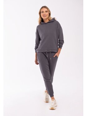 Volcano Volcano Spodnie dresowe N-DURSI Szary Regular Fit