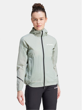 adidas adidas Яке за дъжд Terrex Xperior IK7830 Зелен Slim Fit