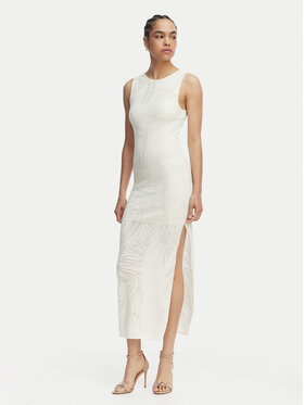 Guess Guess Rochie de zi W6GKAX Z0981 Crem Slim Fit
