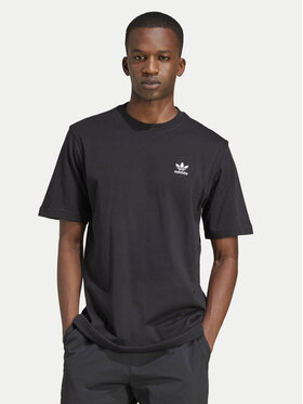 adidas adidas T-Shirt Trefoil Essentials JI8545 Μαύρο Regular Fit