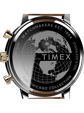 Timex Sat Chicago Chronograph 45mm TW2U39000 Smeđa