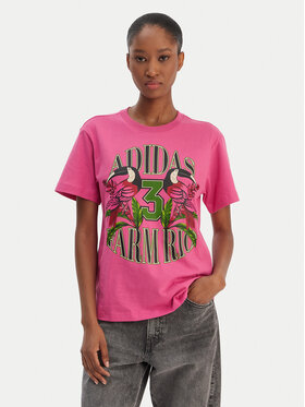 adidas adidas Tricou Farm Rio Graphic KD4640 Roz Regular Fit