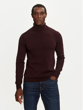 Brave Soul Brave Soul Rolák MK-230HUME05 Bordová Regular Fit