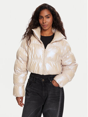 adidas adidas Winterjacke Essentials Glossy 2-In-1 JX2985 Beige Loose Fit