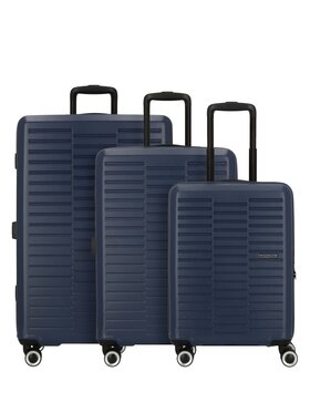 American Tourister American Tourister Komplet walizek 318082 Błękitny
