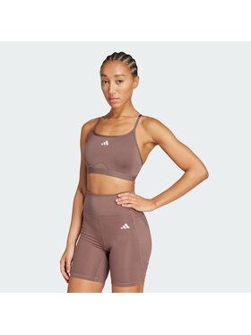 adidas adidas Biustonosz sportowy 139711 Brązowy