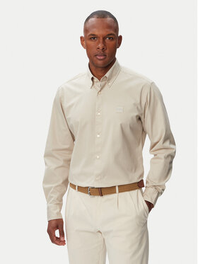 BOSS BOSS Marškiniai Ricoplus_M 50565626 Šviesiai smėlinė Regular Fit