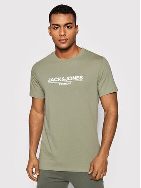 Jack&Jones PREMIUM Jack&Jones PREMIUM Tricou Blabranding 12205731 Verde Regular Fit