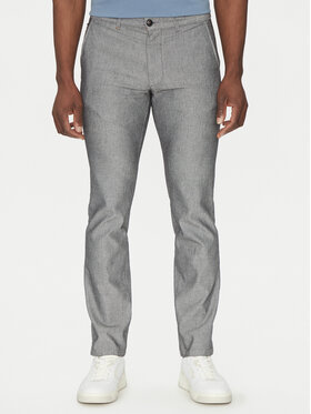 BOSS BOSS Bavlnené nohavice 50536834 Čierna Slim Fit