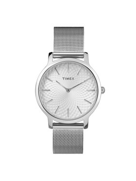Timex Timex Zegarek Metropolitan TW2R36200 Srebrny