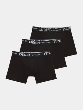 Tom Tailor Denim Tom Tailor Denim Набір з 3 пар боксерів 1038850 Чорний