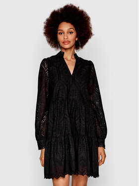 YAS YAS Kleid für den Alltag Holi 26027162 Schwarz Relaxed Fit