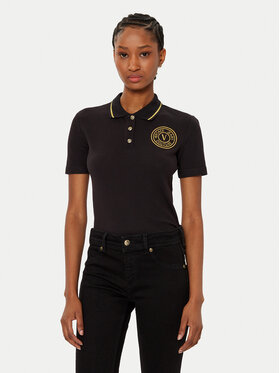 Versace Jeans Couture Versace Jeans Couture Polokošile 78HAGT00 Černá Regular Fit