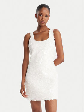 MICHAEL Michael Kors MICHAEL Michael Kors Cocktail obleka MS582XYHHS Bela Slim Fit
