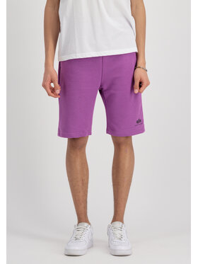 Alpha Industries Alpha Industries Szorty sportowe Basic Small Logo Short Czerwony Regular Fit