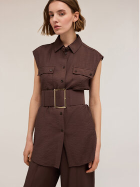 Motivi Motivi Camicia 5396W000454N022 Marrone Regular Fit