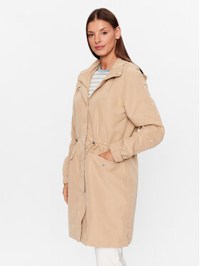 JDY JDY Демісезонний плащ 15287038 Бежевий Regular Fit
