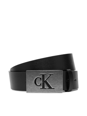Calvin Klein Calvin Klein Pasek Męski Ck Plaque Smooth 35Mm LV04D7043G Czarny