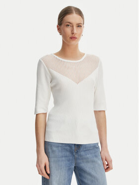 Rinascimento Rinascimento Bluză CFM0012240003 Alb Slim Fit