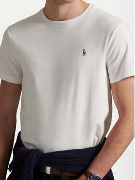 Polo Ralph Lauren Polo Ralph Lauren T-shirt 710740727 Bijela Slim Fit