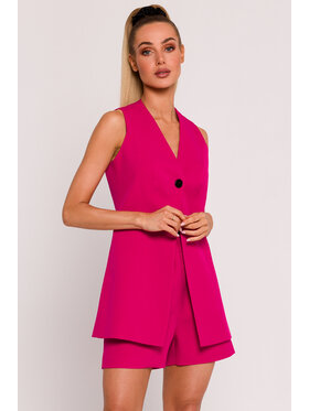 Made of Emotion Made of Emotion Marynarka M776 Różowy Generous Fit