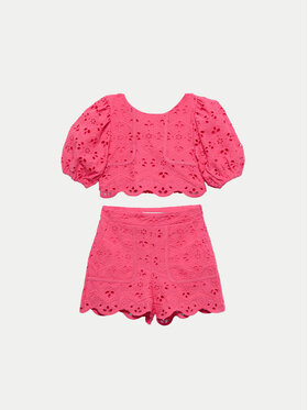 Abel & Lula Abel & Lula Completo top e pantaloncini 5231 Rosa Regular Fit