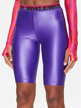 Versace Jeans Couture Versace Jeans Couture Sportovní kraťasy 74HAC106 Fialová Slim Fit