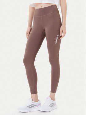 adidas adidas Leggings Terrex Multi JM0422 Smeđa Slim Fit