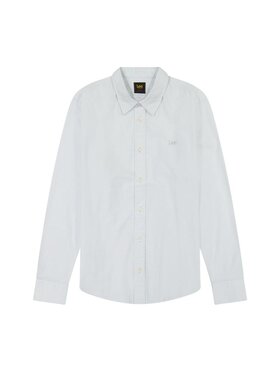 Lee Lee Koszula PATCH SHIRT 112363910 Biały Regular Fit