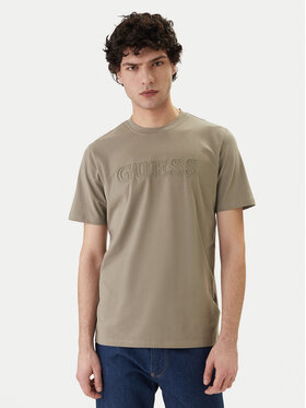 Guess Guess Póló Z2YI11 J1314 Khaki Regular Fit