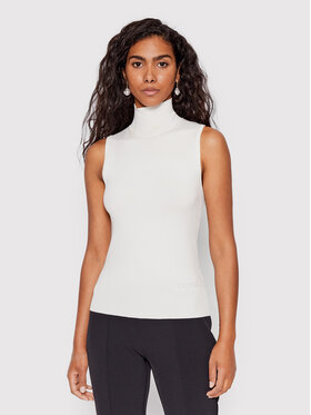 Guess Guess Поло Zelinda W2YR32 Z2V62 Бял Slim Fit