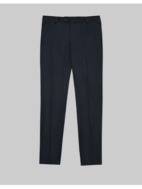 Borgio Borgio Spodnie garniturowe turro Granatowy Super Slim Fit