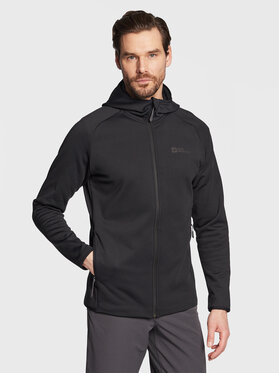 Jack Wolfskin Jack Wolfskin Mikina Baiselberg 1710541 Čierna Regular Fit