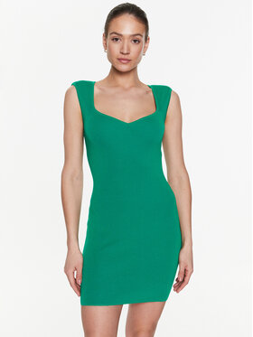Morgan Morgan Плетена рокля 231-RMANI Зелен Slim Fit