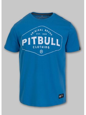 PITBULL PITBULL T-Shirt Koszulka Ultra Light PITBULL CO. M Niebieski Regular Fit