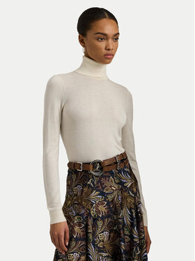 LAUREN RALPH LAUREN Lauren Ralph Lauren Rollkragenpullover 200940470001 Écru Slim Fit