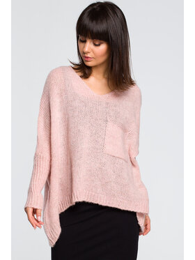 BeWear BeWear Sweter bk018 Różowy Custom Fit