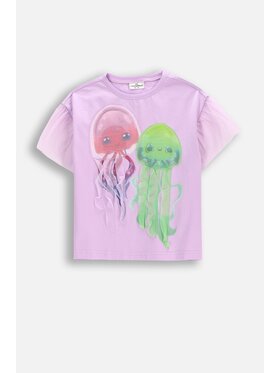 Coccodrillo Coccodrillo T-Shirt WC5143202IGK-016 Fioletowy Regular Fit