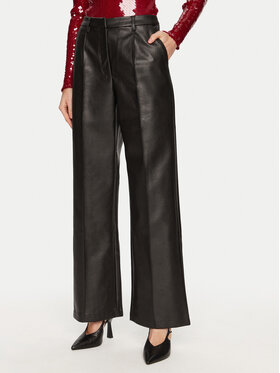 BARDOT BARDOT Nohavice z imitácie kože Sedona 59507PB Čierna Relaxed Fit