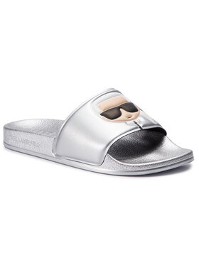 KARL LAGERFELD KARL LAGERFELD Šlepetės KL80905 Sidabrinė