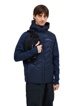 Peak Performance Peak Performance Kurtka outdoor Elevate Liner Hybrid Granatowy Regular Fit