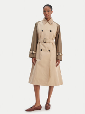 Weekend Max Mara Weekend Max Mara Trencz Canasta 2615021021 Beżowy Relaxed Fit