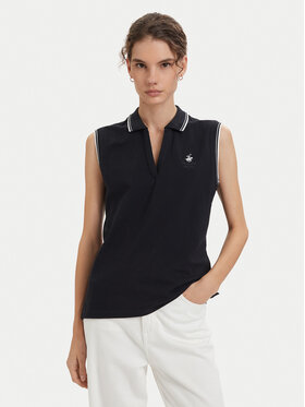 Beverly Hills Polo Club Beverly Hills Polo Club Polo P-SS26W-P0022 Σκούρο μπλε Regular Fit