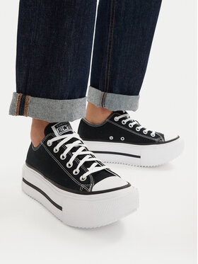 Converse Converse Kedas Chuck Taylor All Star Lift Double Stack Platform A15490C Melns