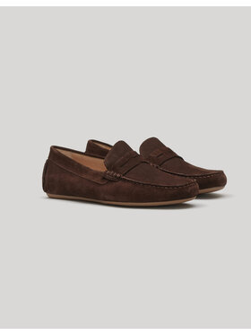 Borgio Borgio Mokasyny f301 brown Brązowy