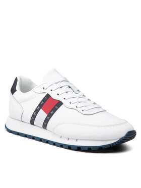 Tommy Jeans Tommy Jeans Sportcipő Tommy Jeans Leather Runner EM0EM00898 Fehér