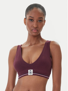 Tommy Hilfiger Tommy Hilfiger Бюстгальтер-топ UW0UW06062 Бордовий