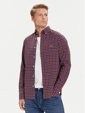 Gant Gant Koszula 3250213 Bordowy Regular Fit